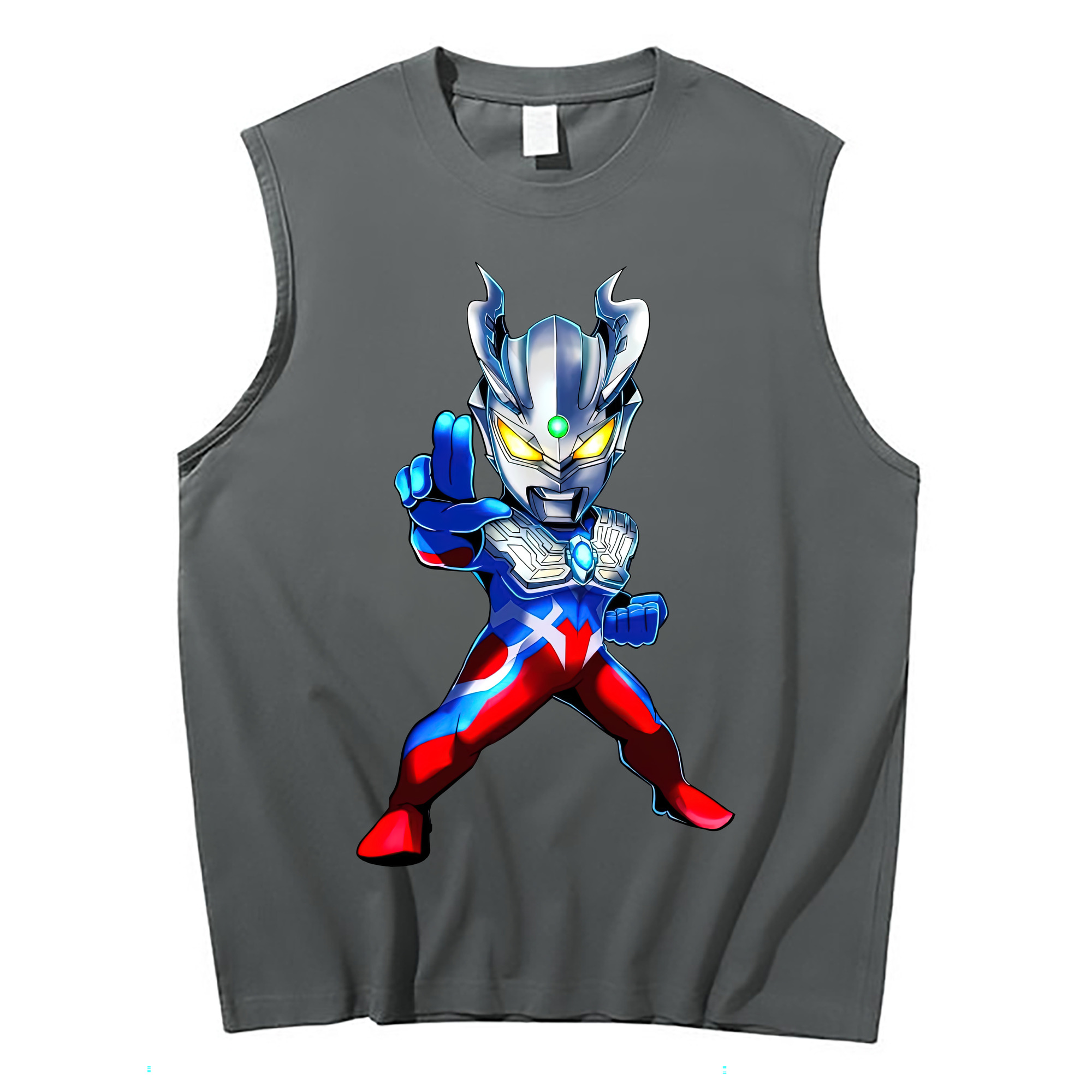 （画像用） ウルトラマン Ultraman コットン100％タンクトップ（フロントプリント）